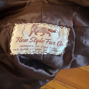 Vintage Brown Mink Stole by New Style Fur Co.